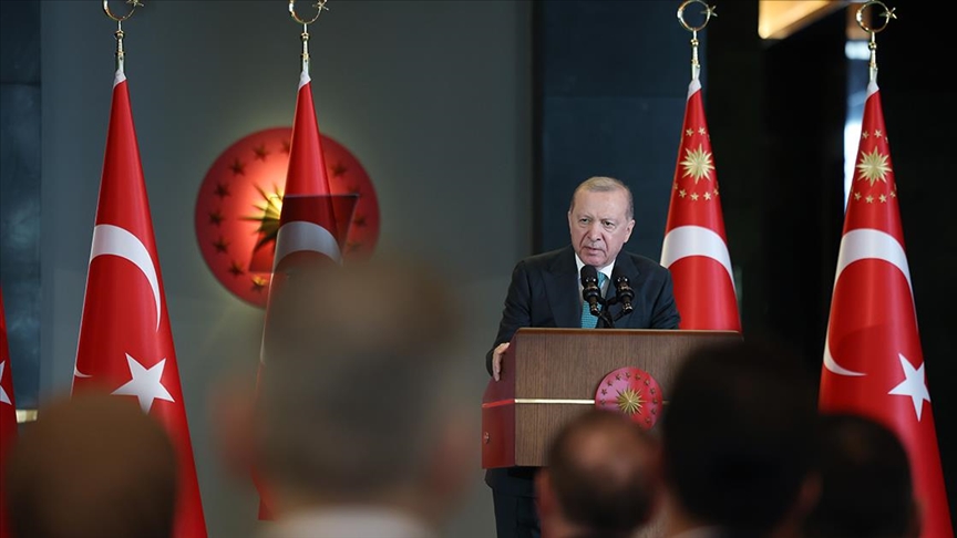 Cumhurbaşkanı Recep Tayyip Erdoğan, terörle mücadeleye ilişkin yaptığı açıklamada, Türkiye’nin