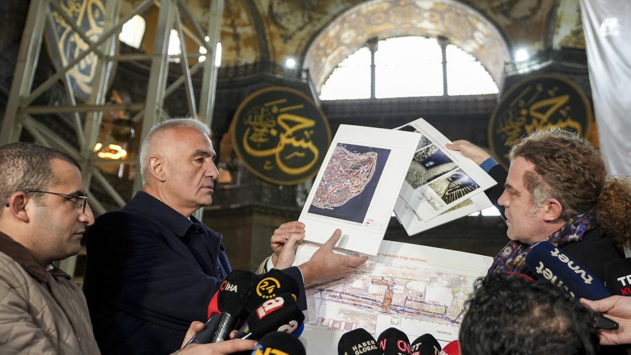 Kültür ve Turizm Bakanı Mehmet Nuri Ersoy, İstanbul Valisi Davut