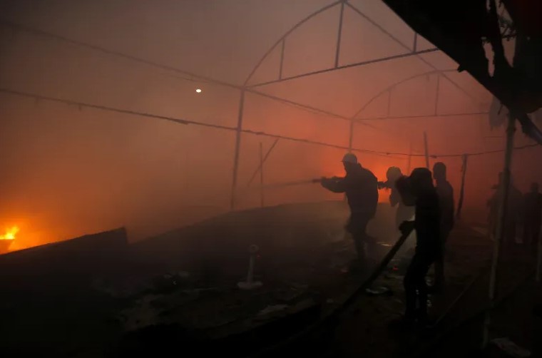 El Cezire'nin araştırması, ABD tarafından sağlanan ve 3500°C'de yanan termal