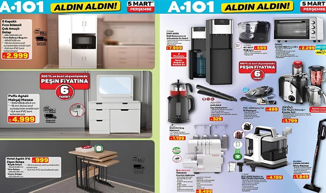 A101’de bu hafta dev kampanya dönemi başlıyor. Mart ayının ilk