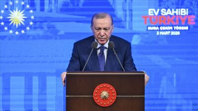 Cumhurbaşkanı Recep Tayyip Erdoğan, Beştepe Millet Kongre ve Kültür Merkezi'nde