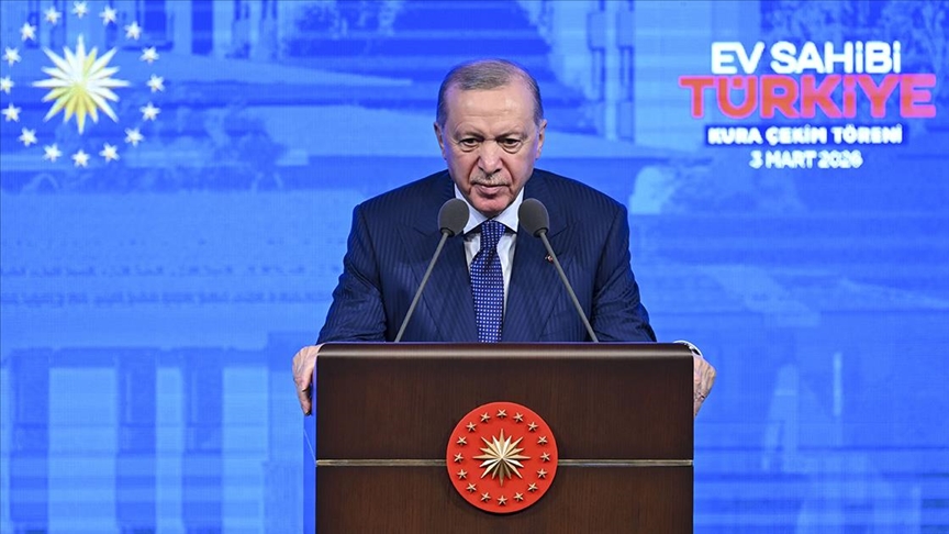 Cumhurbaşkanı Recep Tayyip Erdoğan, Beştepe Millet Kongre ve Kültür Merkezi'nde