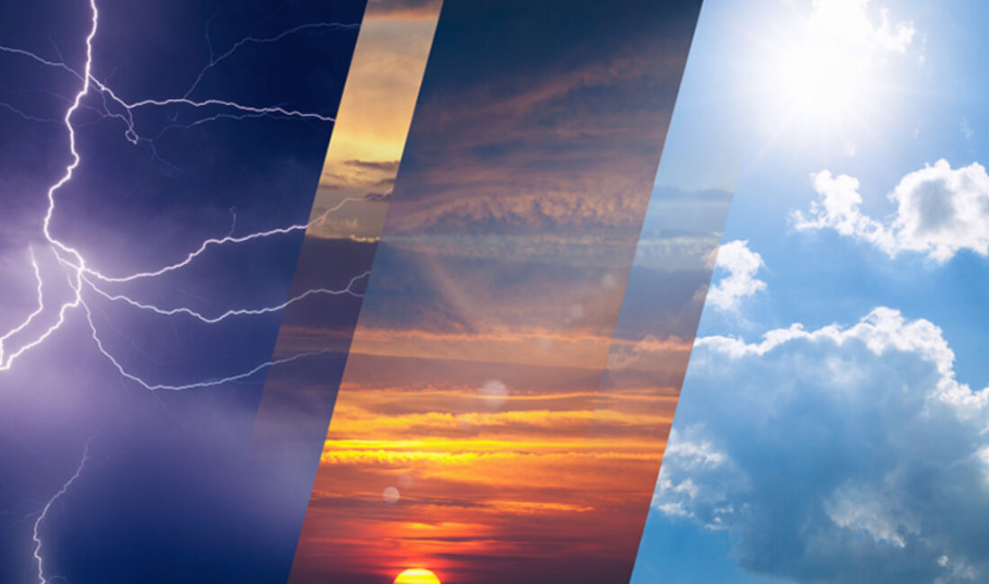 Meteoroloji Genel Müdürlüğü, yurdun batı kesimlerinde sıcaklıkların artacağını, doğu kesimlerde
