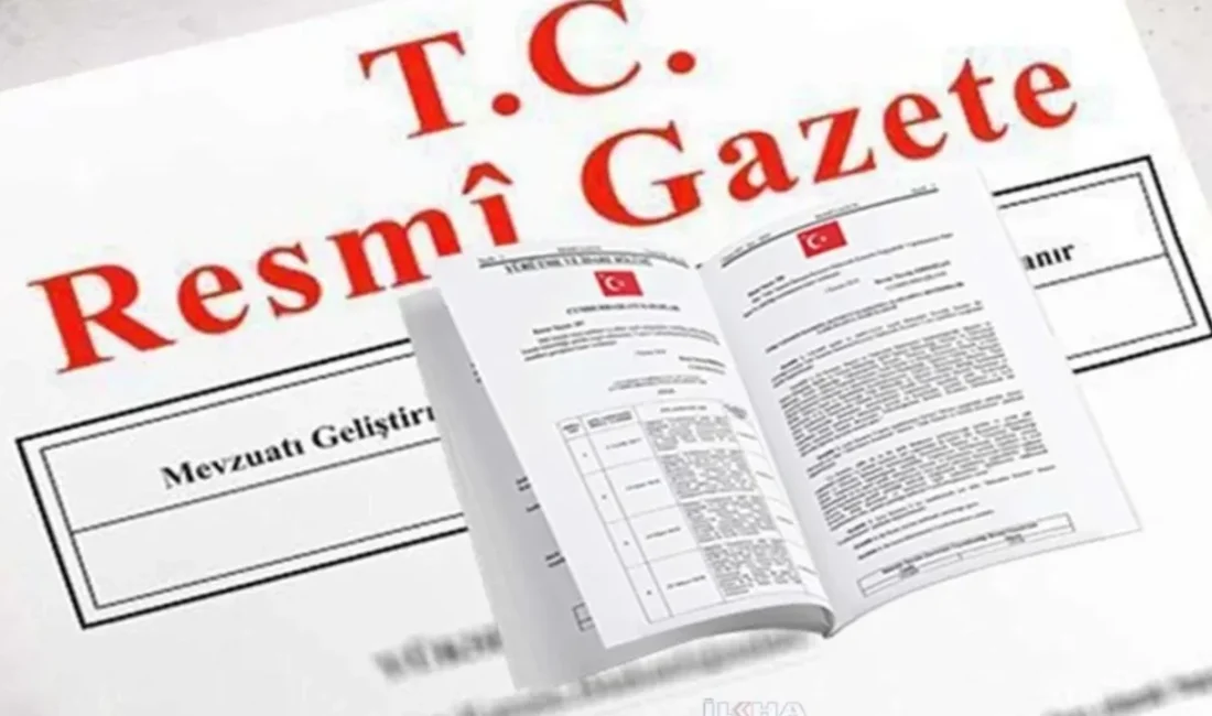 Cumhurbaşkanı Recep Tayyip Erdoğan’ın imzasıyla 15 Ağustos 2026 tarihli ve