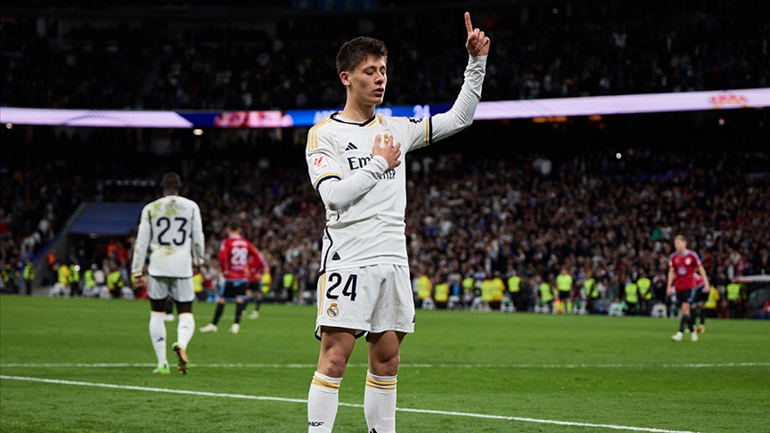 Real Madrid’in genç yıldızı Arda Güler, Atletico Madrid ile oynanan