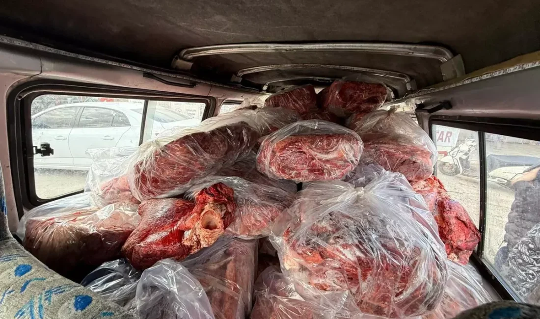 Nizip’te bir kamyonette ele geçirilen ve sağlıksız koşullarda nakledilen 1