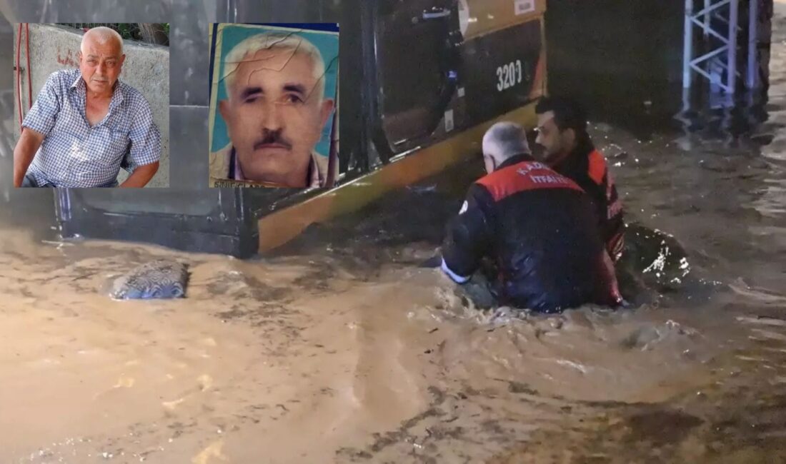 Kadirli ilçesinde akşam saatlerinde etkili olan sağanak yağış sonrası Savrun