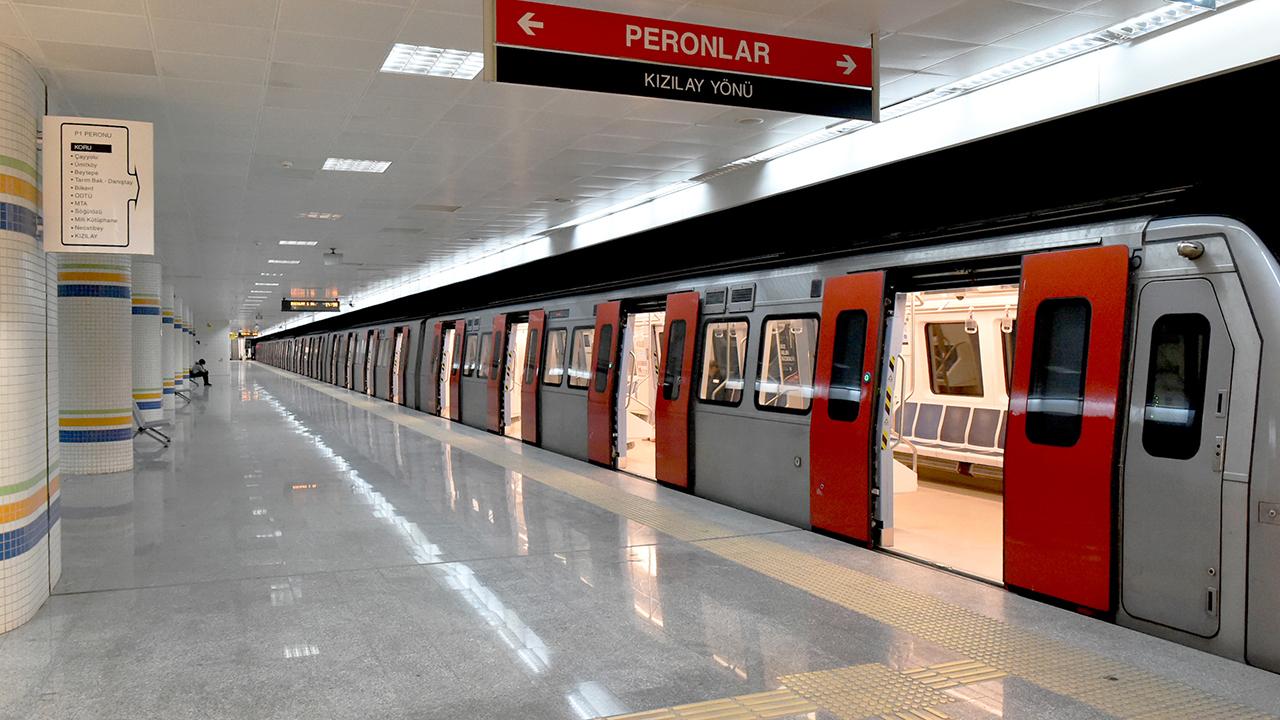 Ankaray hattında meydana gelen teknik bir arıza ve enerji kesintisi