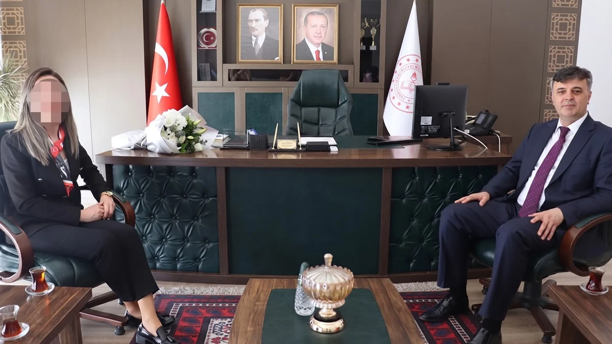 Bolu İl Milli Eğitim Müdürü Fatih Öncü'nün bir anaokulu müdürüne