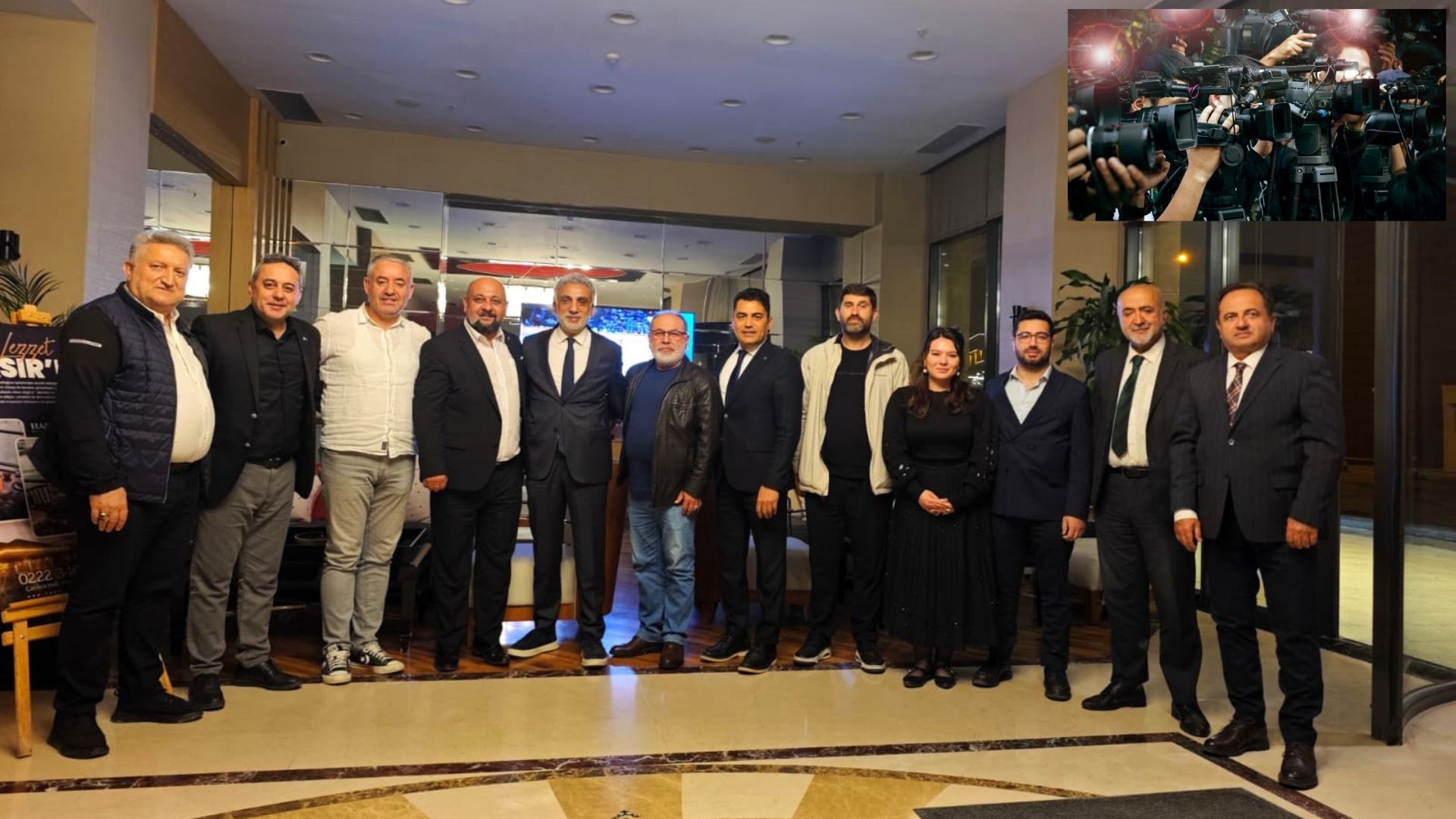 Eskişehir’de bir araya gelen RATEM Başkanı Vedat Gündoğan ve TSMB