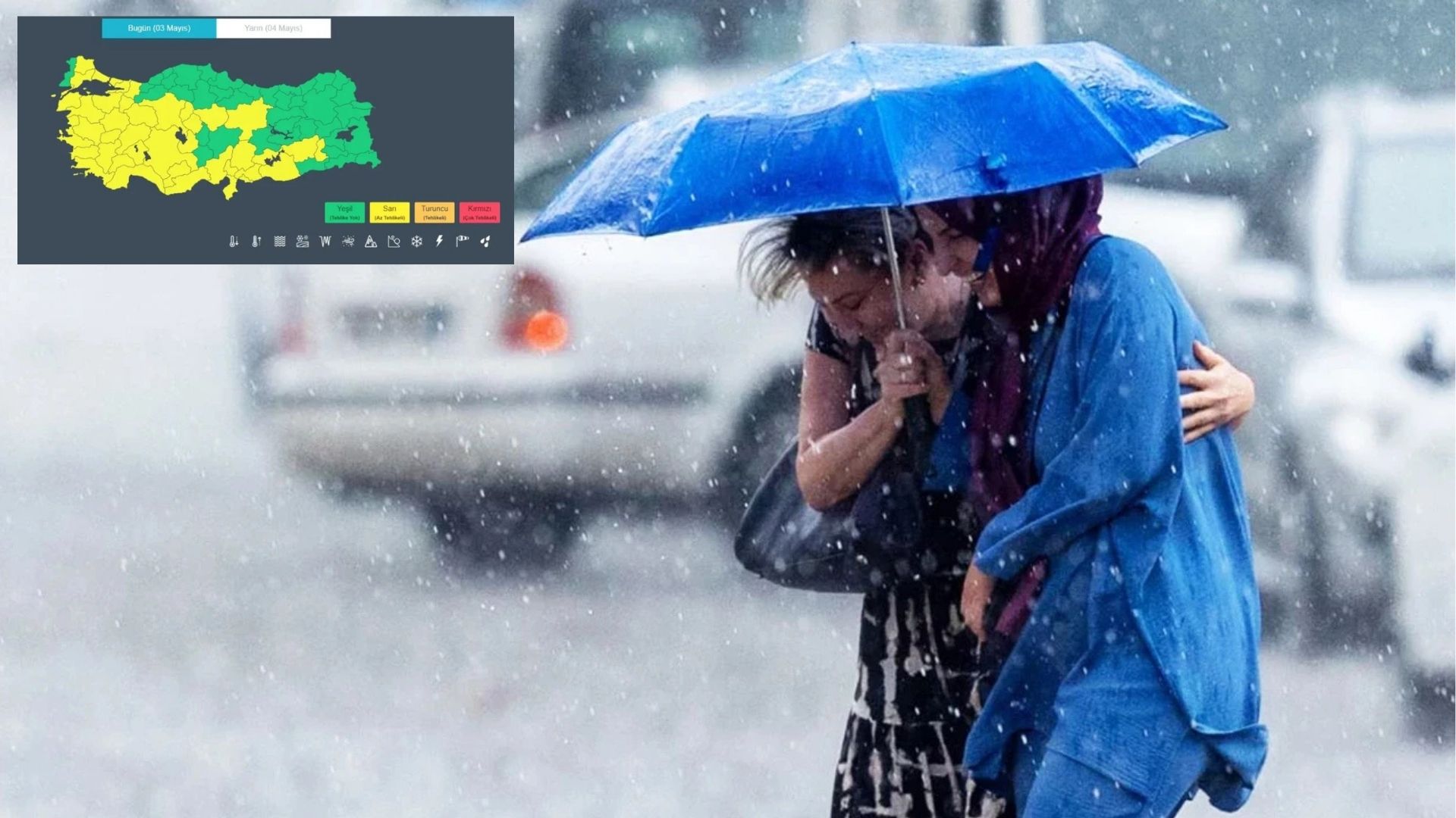 Meteoroloji Genel Müdürlüğü İstanbul, Ankara ve İzmir'in de içinde olduğu