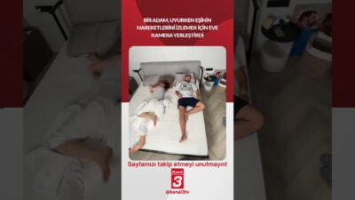 Kanal 3Çar, Mayıs 27, 2026 7:34amURL:Embed:Bir adam, uyurken eşinin hareketlerini