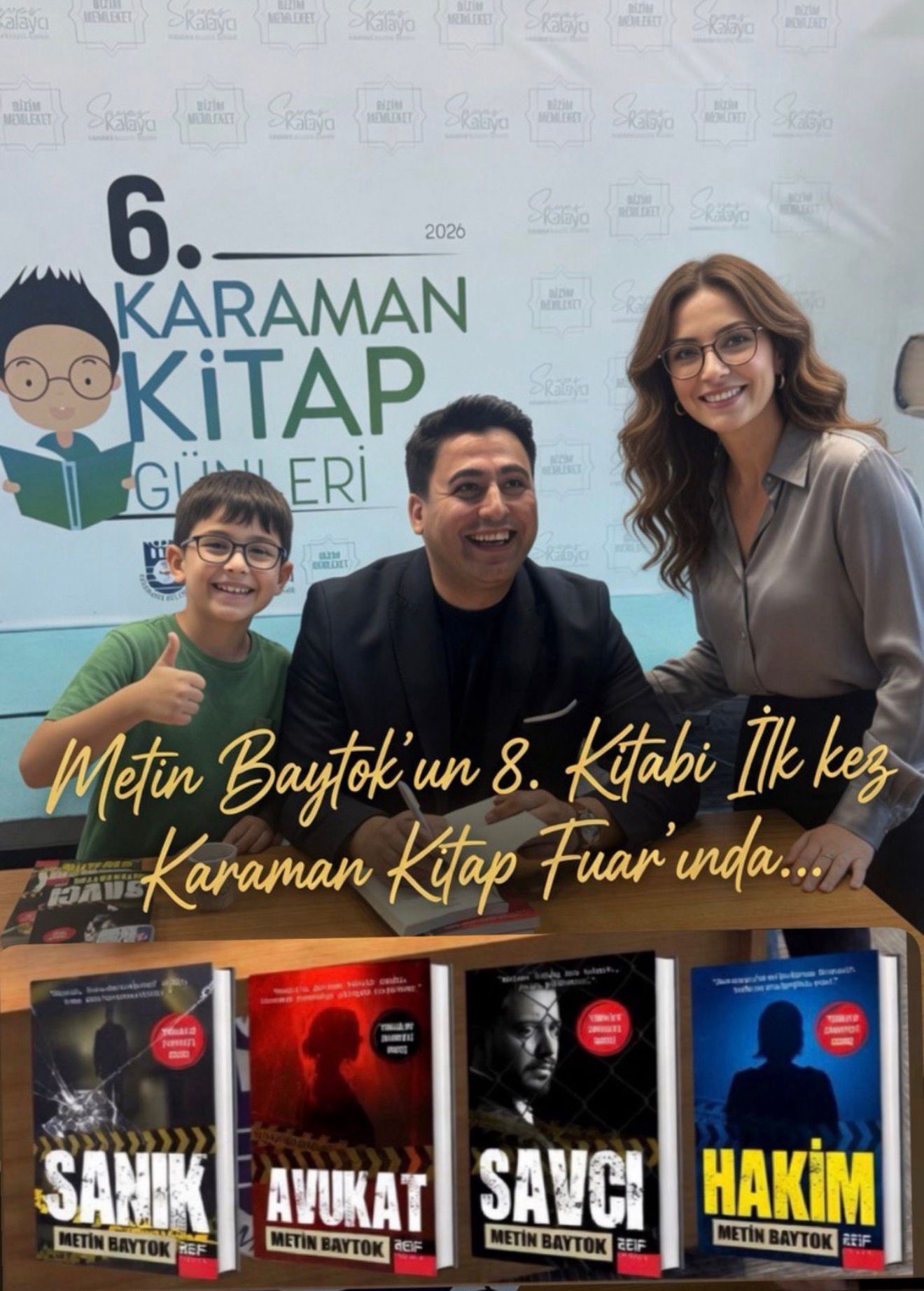 Karaman – Türkiye’nin en çok satan kişisel gelişim yazarlarından Metin