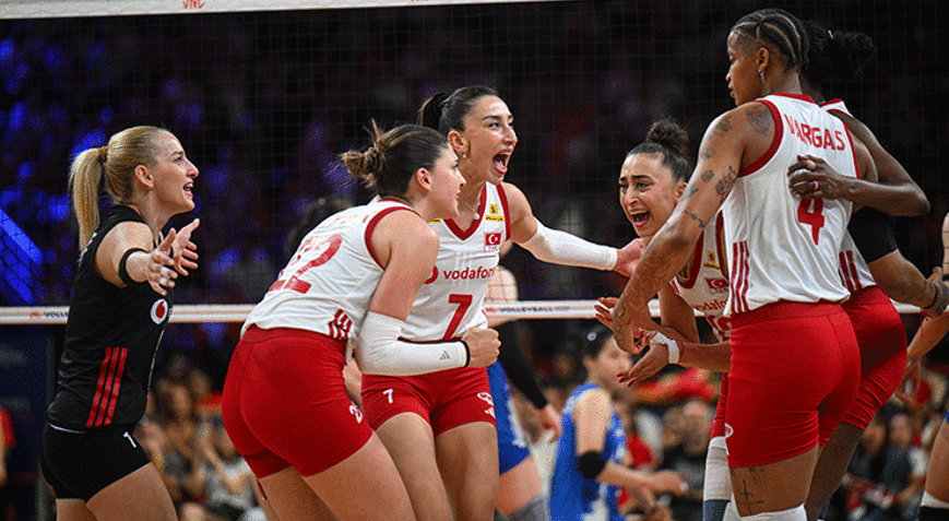 Voleybol Milletler Ligi (VNL) 2. hafta mücadelesinde A Milli Kadın
