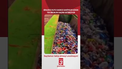 Binlerce kutu sadece saniyeler içinde tek bir blok haline getiriliyor!