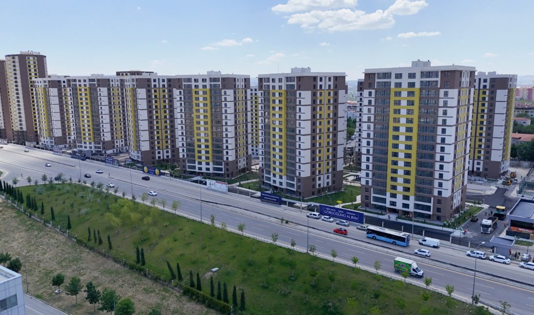 Bayraktar İnşaat’ın Ankara Yenimahalle’de inşa ettiği Adres Ankara Evleri projesinde