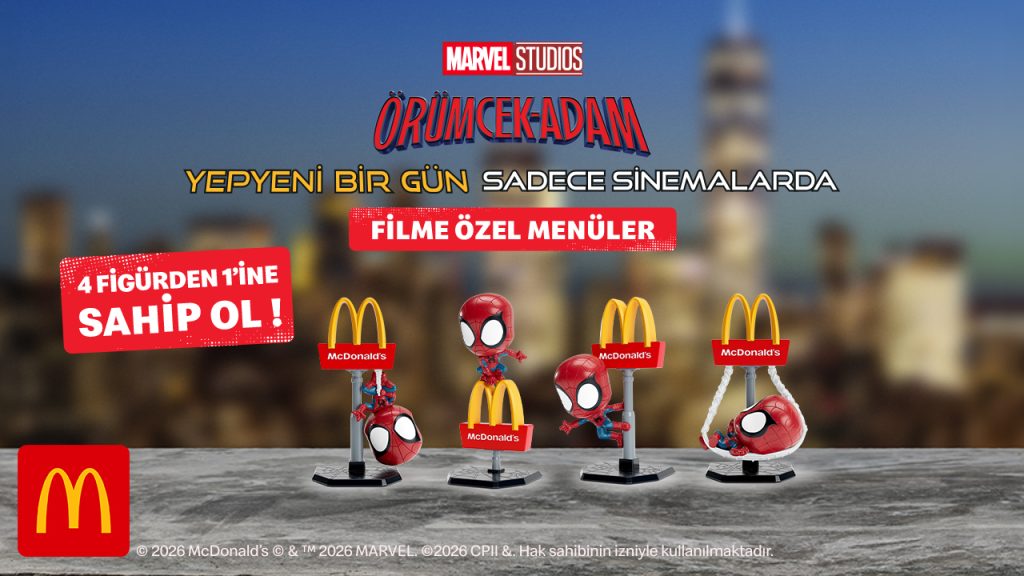 McDonald’s Türkiye, 31 Temmuz’da vizyona giren "Örümcek Adam: Yepyeni Bir