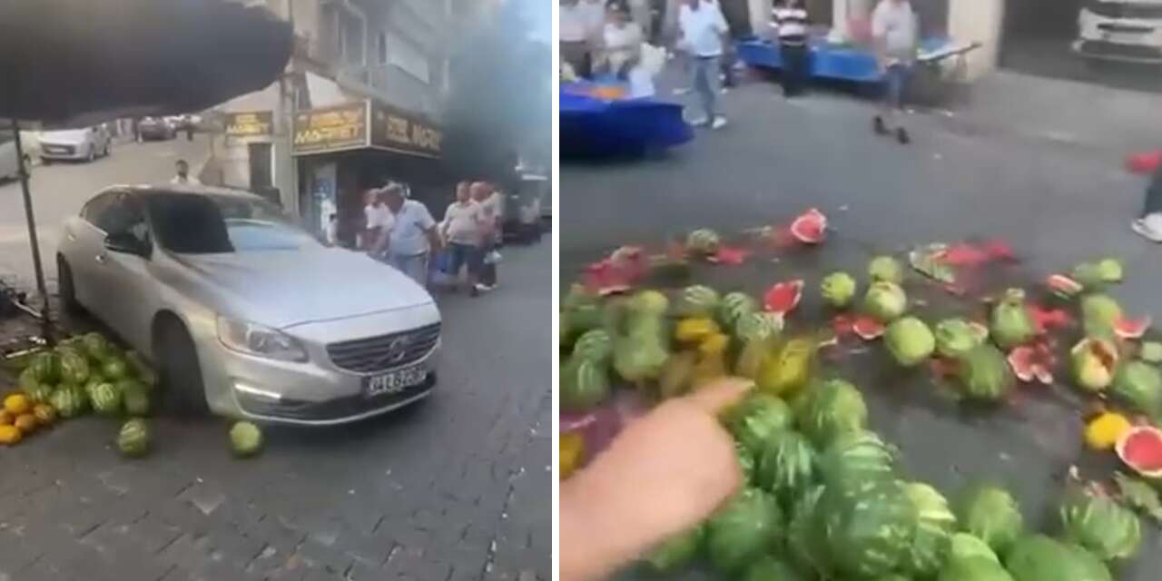 Alkollü kadın sürücü pazarı birbirine kattı... Geri manevra yapmak yerine