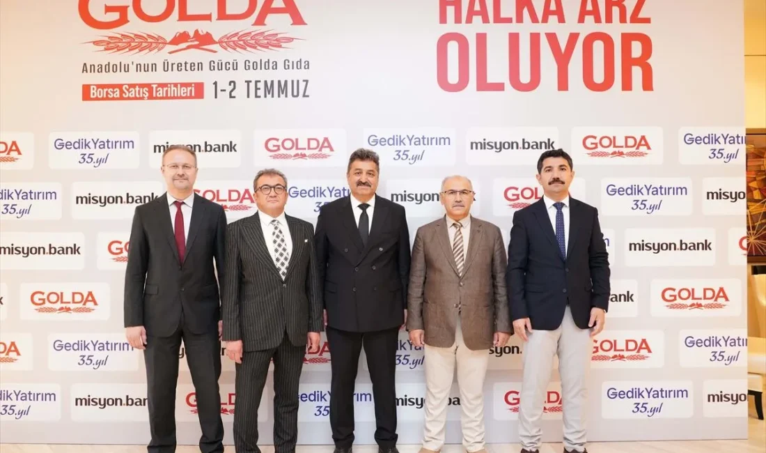 Golda Gıda’nın halka arz süreci başlıyor. Yatırımcılar şirket hisseleri için