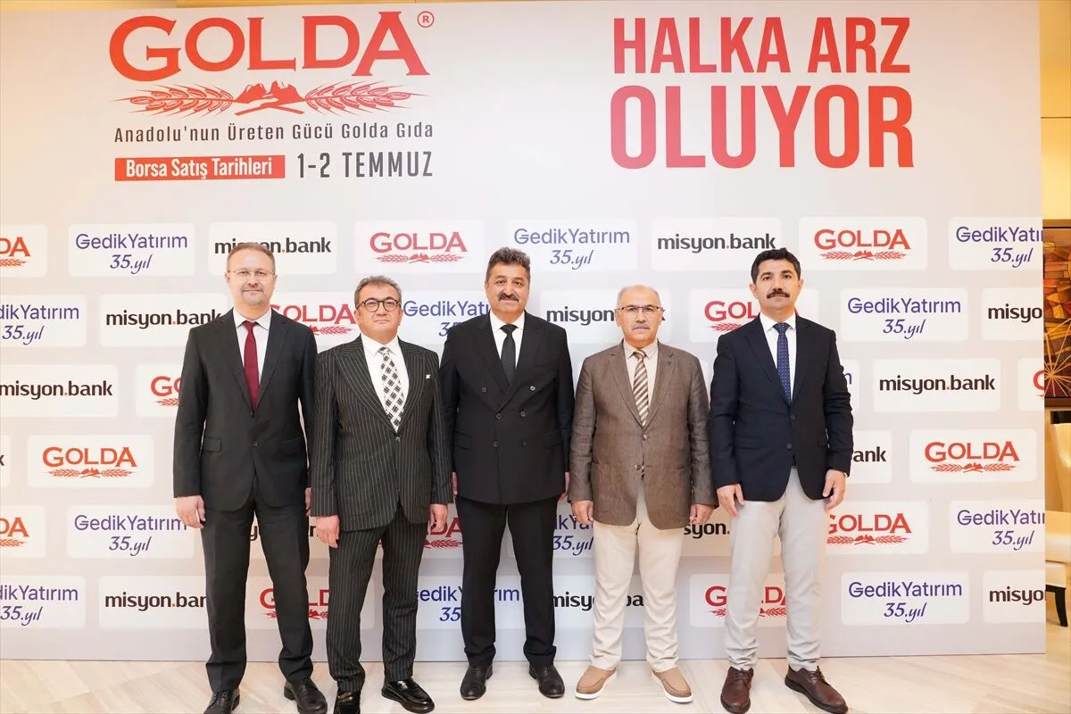 Golda Gıda’nın halka arz süreci başlıyor. Yatırımcılar şirket hisseleri için
