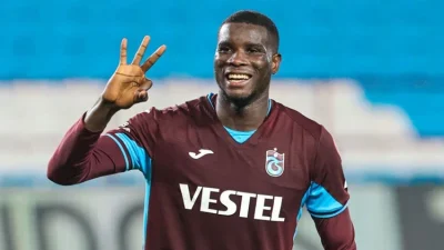 Trabzonspor'un Nijeryalı yıldız santrforu Paul Onuachu transferinde sıcak gelişmeler yaşanıyor!