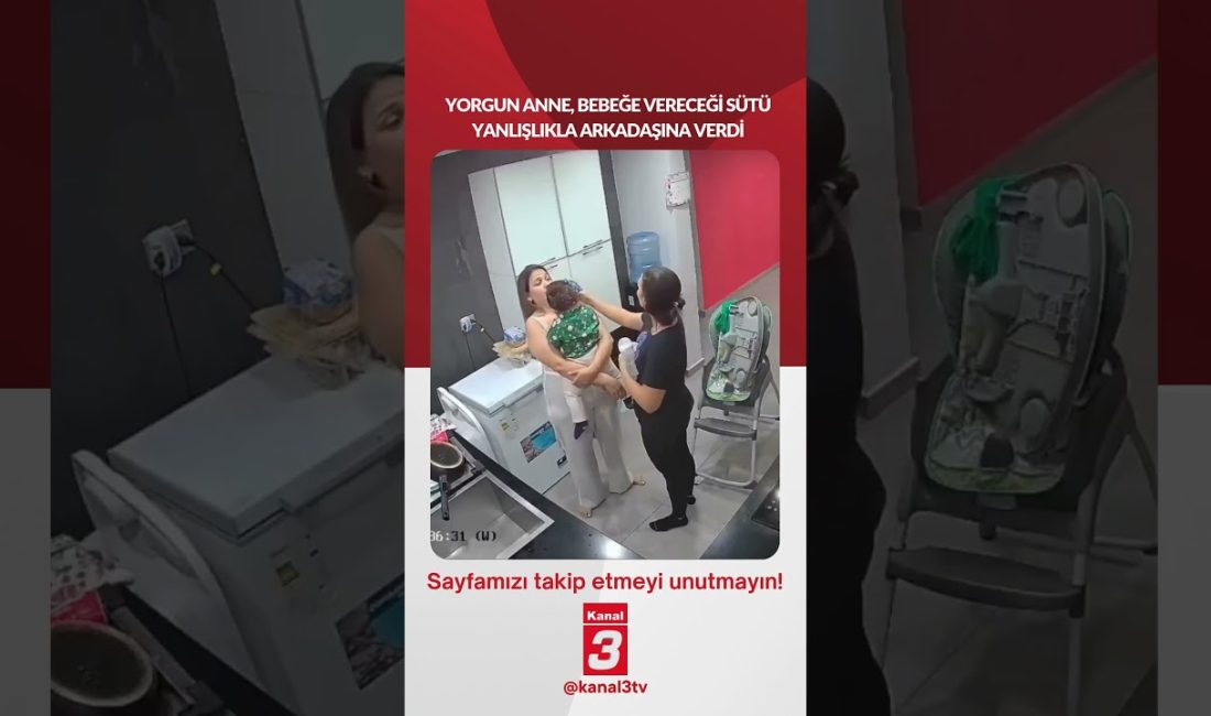 Yorgun anne, bebeğe vereceği sütü yanlışlıkla arkadaşına verdi… 📶https://kanal3.com.tr/ Sosyal