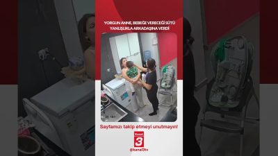 Yorgun anne, bebeğe vereceği sütü yanlışlıkla arkadaşına verdi… 📶https://kanal3.com.tr/ Sosyal