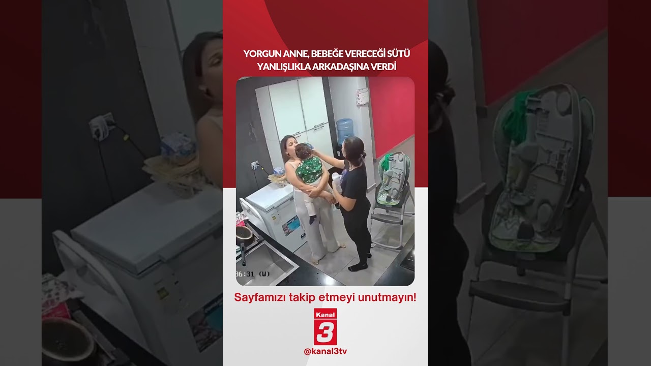 Yorgun anne, bebeğe vereceği sütü yanlışlıkla arkadaşına verdi… 📶https://kanal3.com.tr/ Sosyal