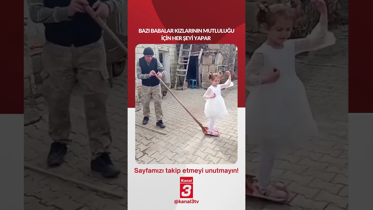 Bazı babalar kızlarının mutluluğu için her şeyi yapar… 📶https://kanal3.com.tr/ Sosyal