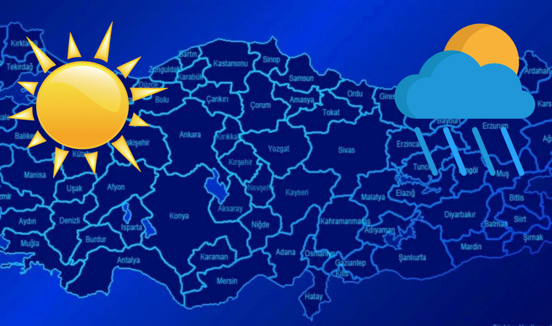 MGM, kuzey, iç ve doğu kesimlerde etkili olması beklenen sağanak