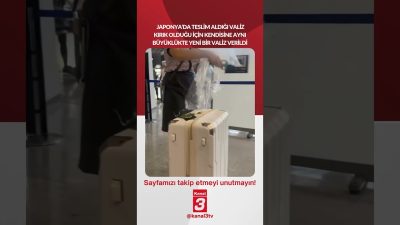 Kanal 3Paz, Temmuz 19, 2026 12:00pmURL:Embed:Japonya’da teslim aldığı valiz kırık