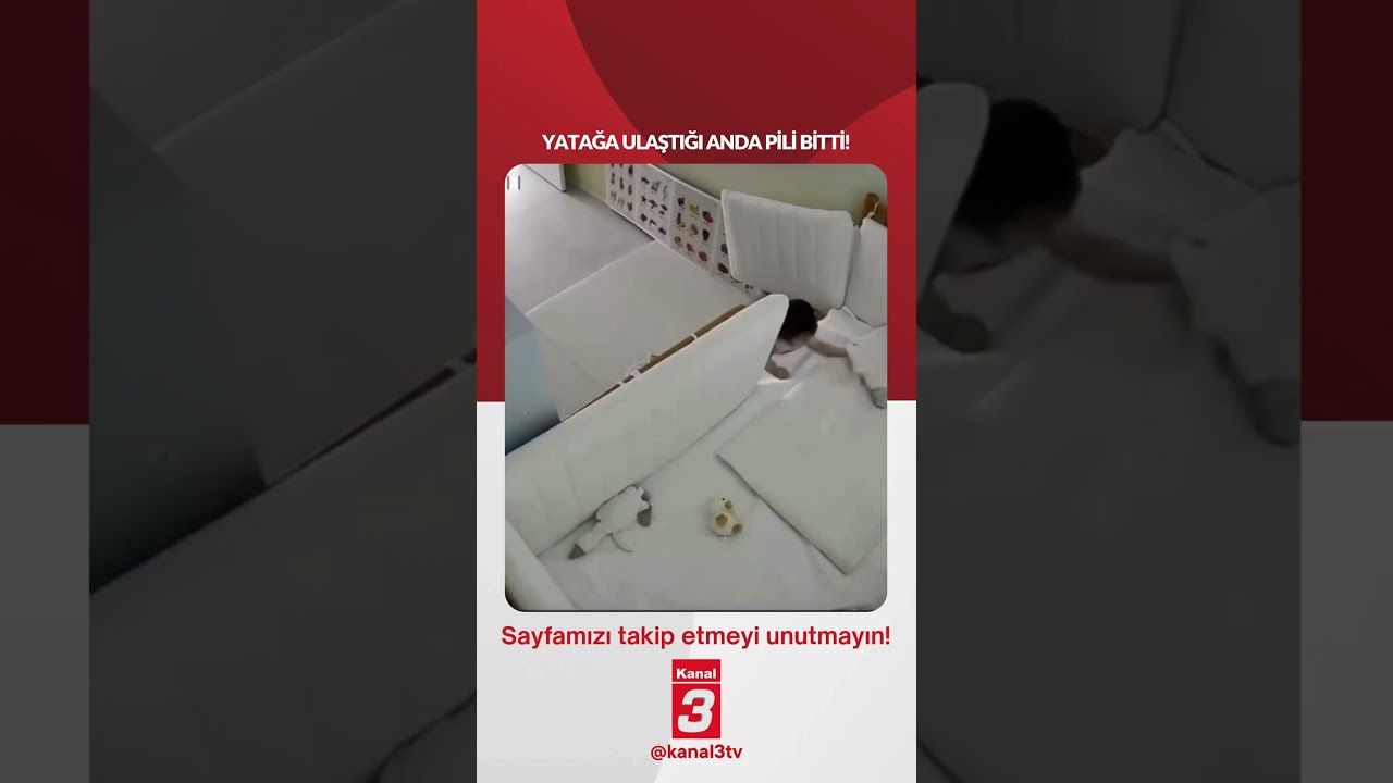Yatağa ulaştığı anda pili bitti! 📶https://kanal3.com.tr/ Sosyal Medya Hesaplarımızı Takip