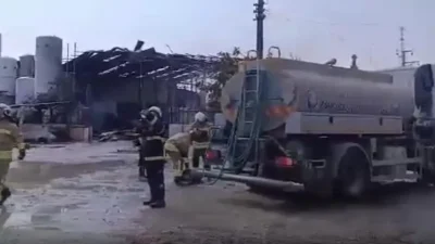 Manisa’nın Salihli ilçesindeki Küçük Sanayi Sitesi’nde faaliyet gösteren bir dolum