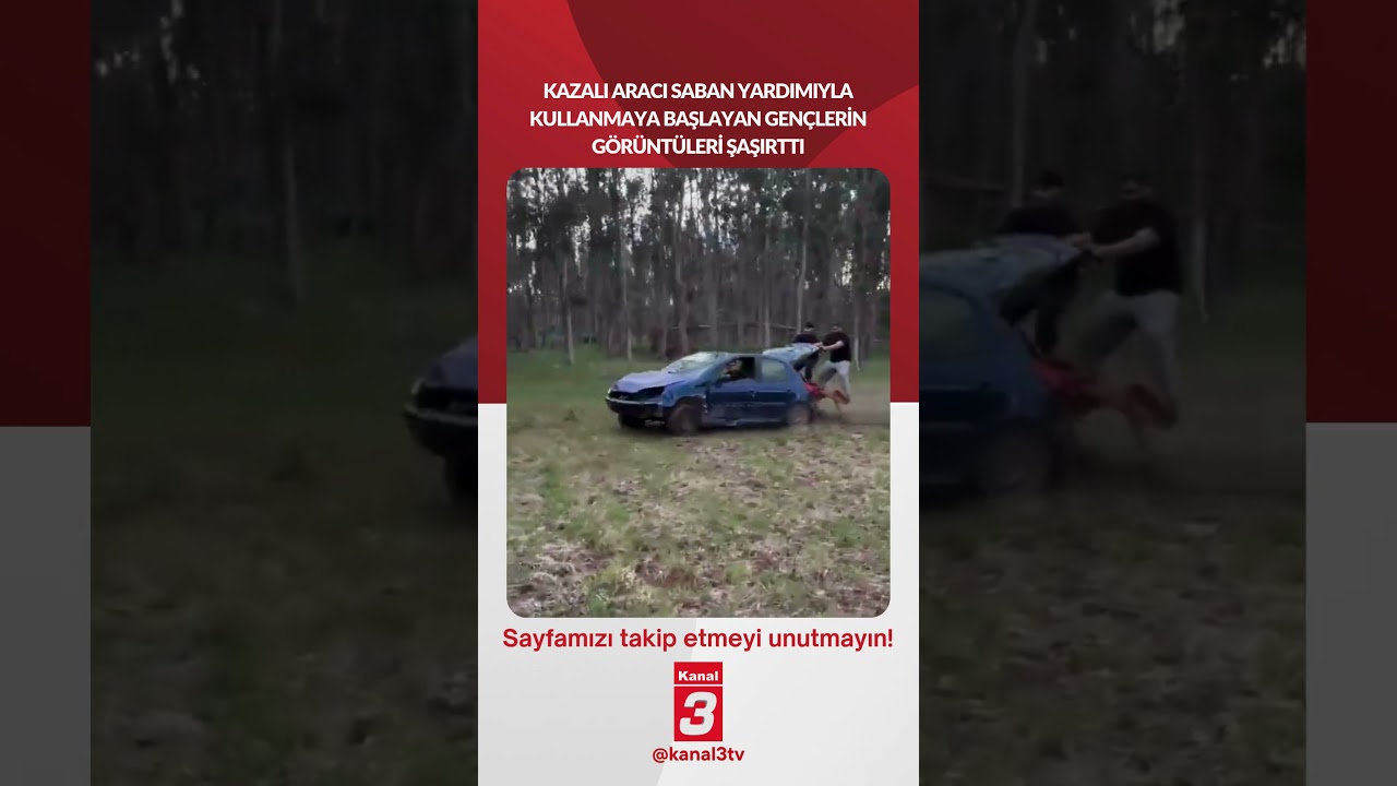 Kazalı aracı saban yardımıyla kullanmaya başlayan gençlerin görüntüleri şaşırttı… 📶https://kanal3.com.tr/