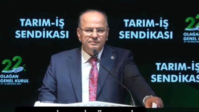 Afyonkarahisar Sandıklılı hemşehrimiz İbrahim Özkeskin, Türk-İş'e bağlı Tarım-İş Sendikası Genel
