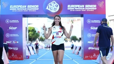 İstanbul’da düzenlenen 2026 Avrupa Modern Pentatlon Şampiyonası’nda milli sporcu İlke
