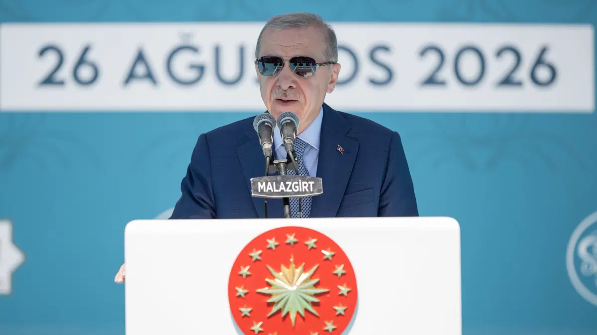 Cumhurbaşkanı Recep Tayyip Erdoğan, Malazgirt Zaferi'nin 955. yıl dönümü anma