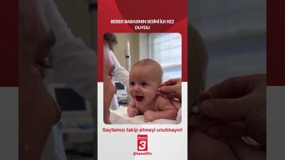 BEBEK BABASININ SESİNİ İLK KEZ DUYDU 📶https://kanal3.com.tr/ Sosyal Medya Hesaplarımızı
