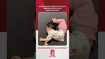 En beklenmedik yerlerde uyuyakalan miniklerin sevimli halleri yüzleri gülümsetti… 📶https://kanal3.com.tr/