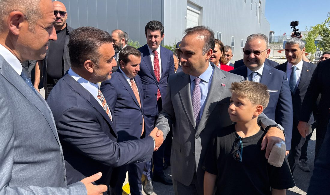 Sanayi ve Teknoloji Bakanı Mehmet Fatih Kacır, bir dizi açılış,