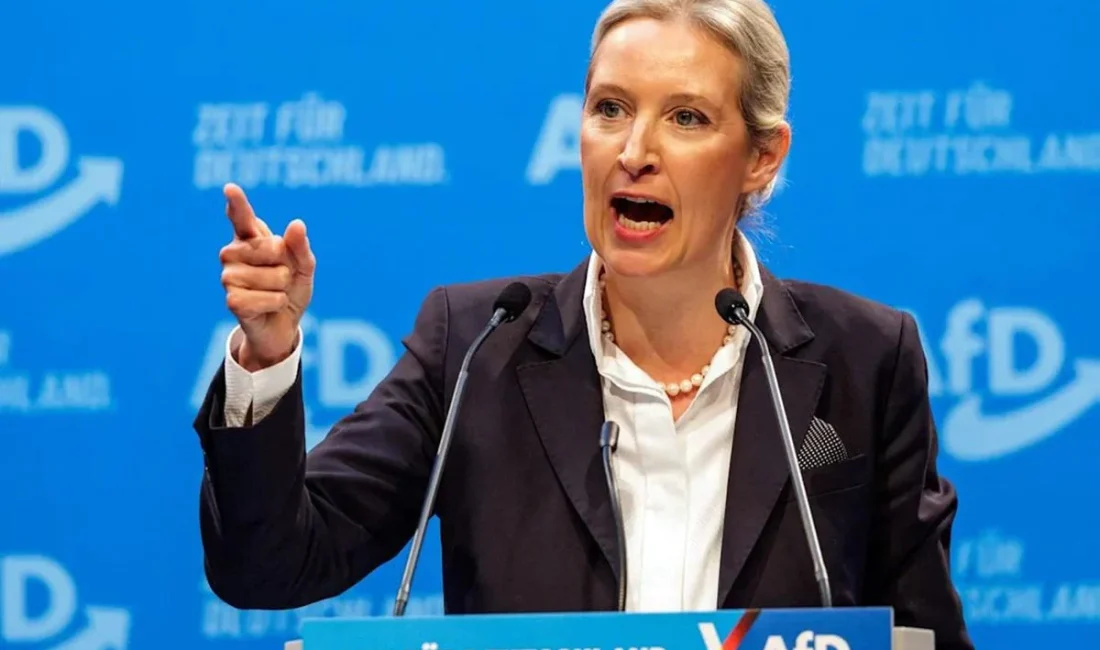 Almanya'da muhalefetteki aşırı sağcı AfD Partisi Eş Başkanı Alice Weidel,