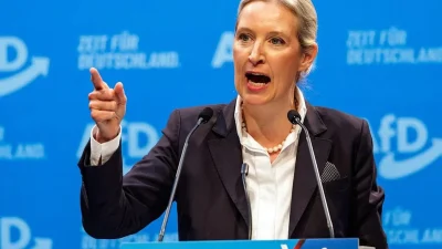 Almanya'da muhalefetteki aşırı sağcı AfD Partisi Eş Başkanı Alice Weidel,
