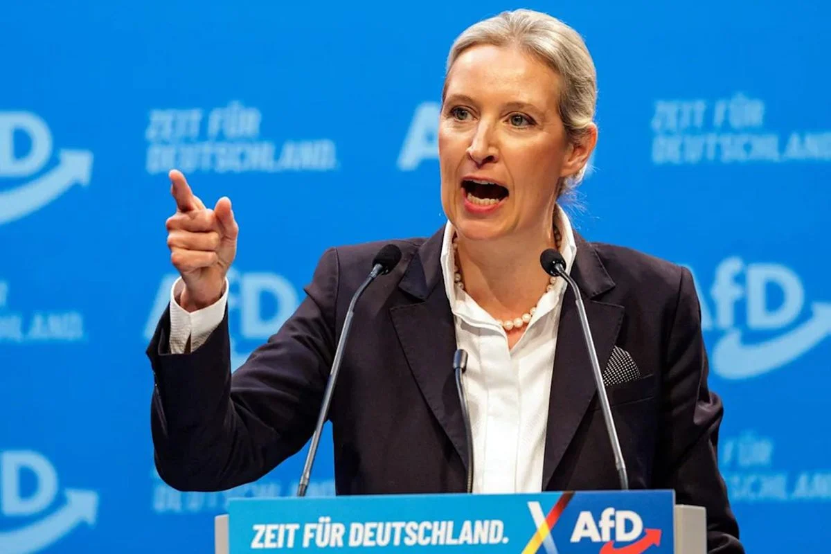 Almanya'da muhalefetteki aşırı sağcı AfD Partisi Eş Başkanı Alice Weidel,