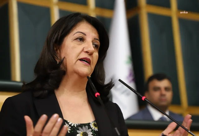 DEM Parti İmralı Heyeti üyesi Pervin Buldan ve heyet üyeleri