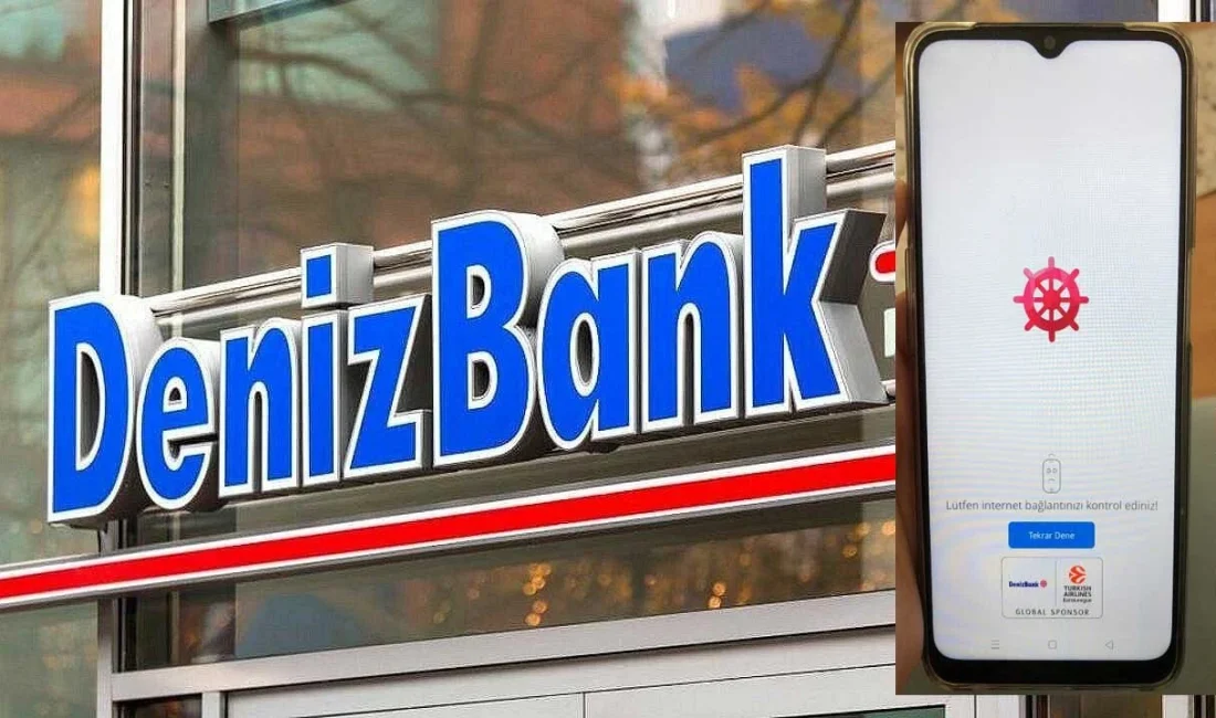 Denizbank mobil uygulamasında (MobilDeniz) 27 Ağustos Perşembe günü erişim sorunu