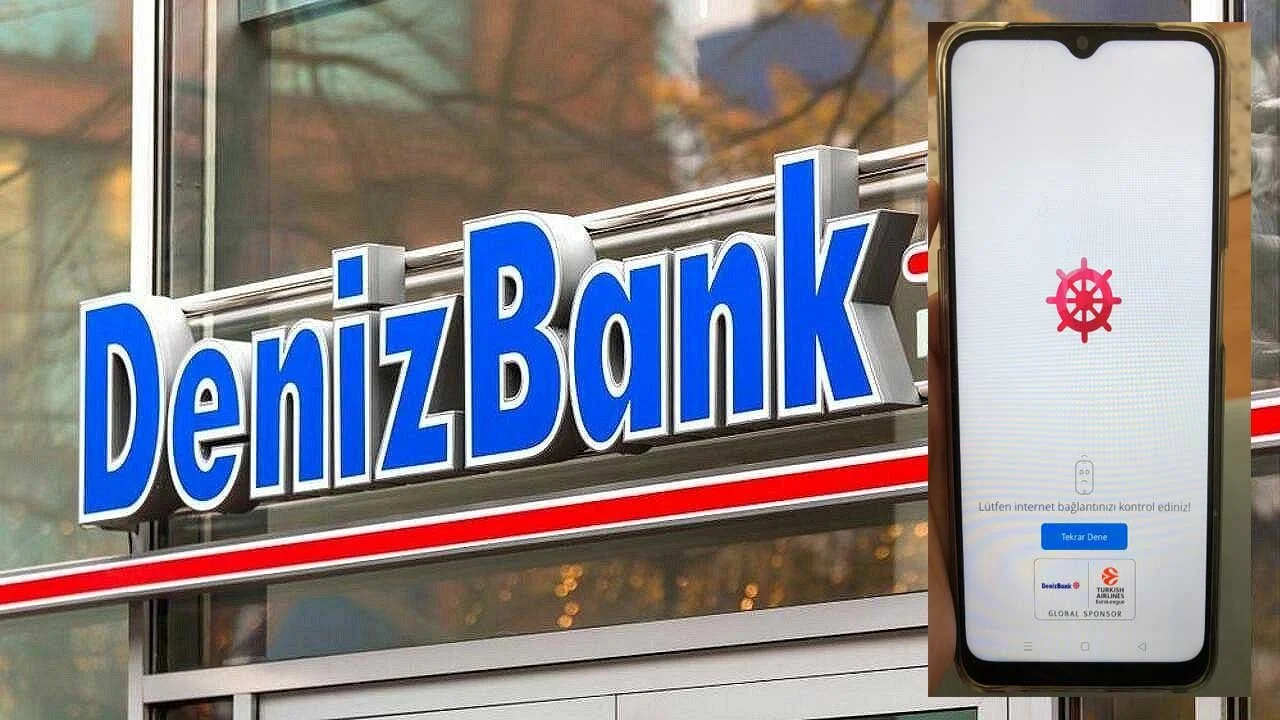 Denizbank mobil uygulamasında (MobilDeniz) 27 Ağustos Perşembe günü erişim sorunu