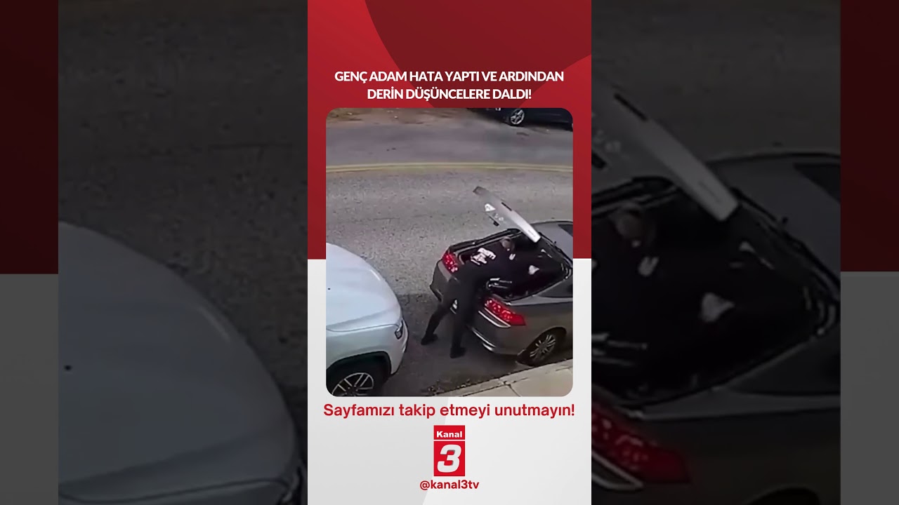 Genç adam hata yaptı ve ardından derin düşüncelere daldı! 📶https://kanal3.com.tr/