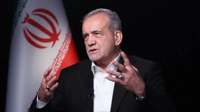 İran Cumhurbaşkanı Mesud Pezeşkiyan, İran devlet televizyonunda katıldığı canlı yayında