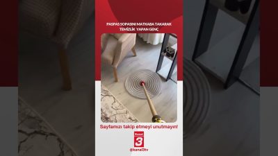Paspas sopasını matkaba takarak temizlik yapan genç… 📶https://kanal3.com.tr/ Sosyal Medya