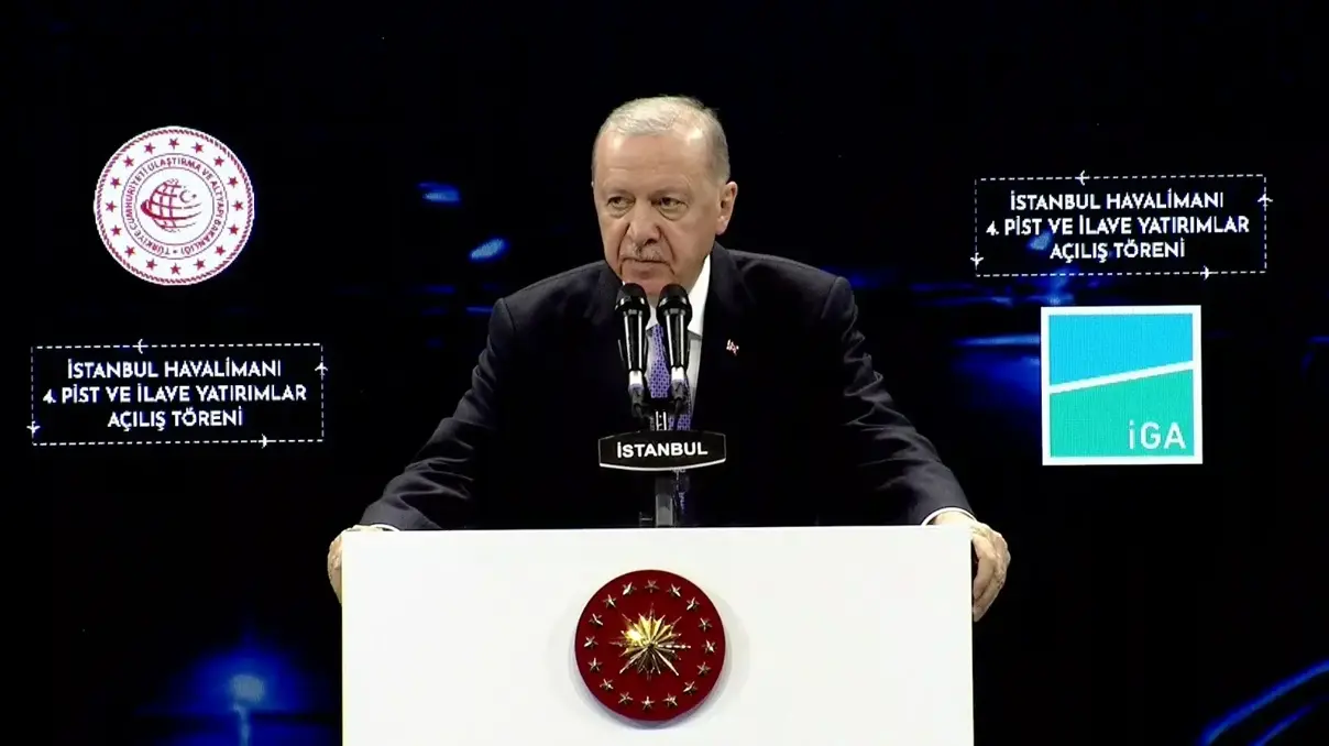 Cumhurbaşkanı Erdoğan, İstanbul Havalimanı 4. Pist ve İlave Yatırımların Açılış